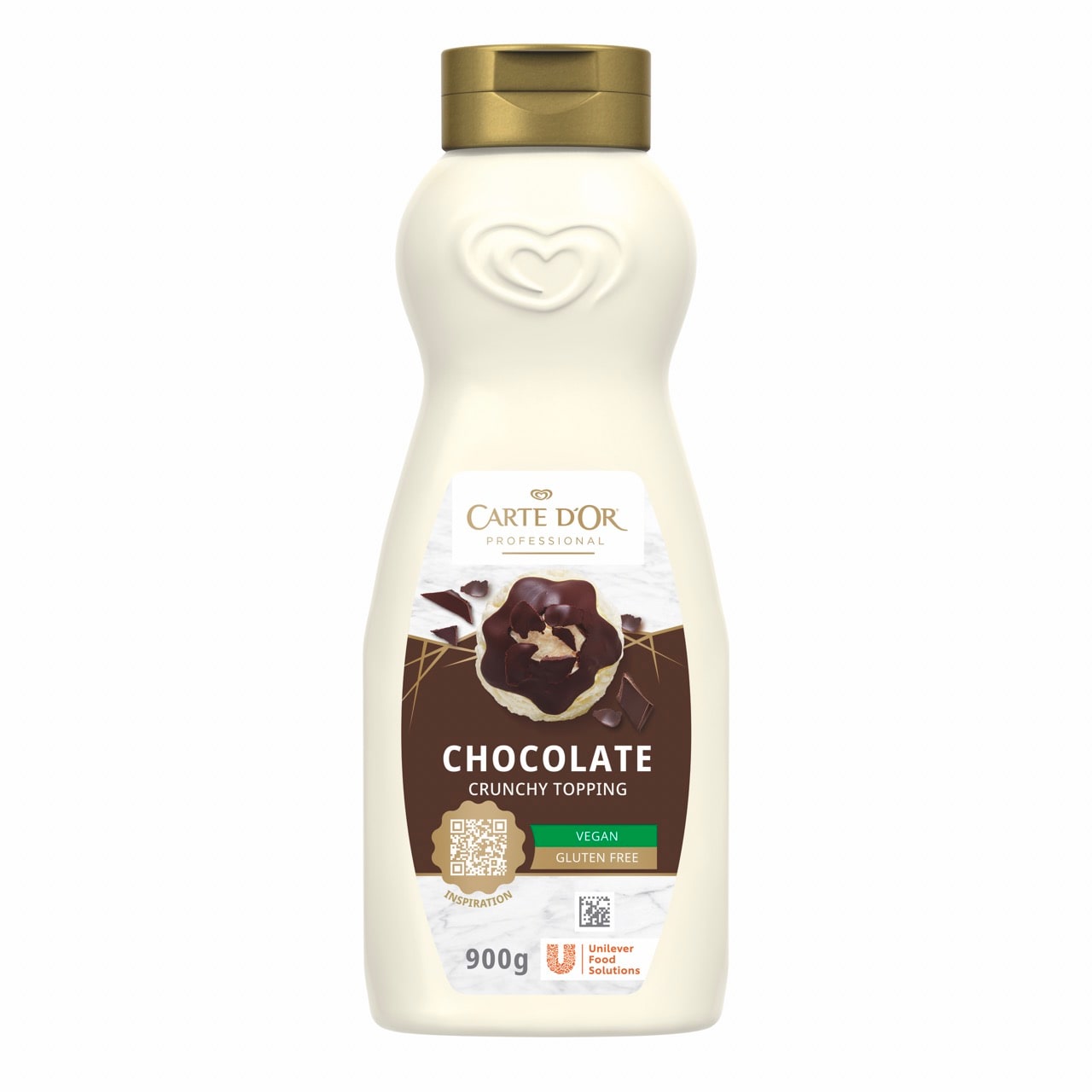 Carte D'Or Topping Crocant Ciocolata Neagra 900 g - Topping-urile Carte D’Or ajută bucătarii să creeze deserturi semnătură delicioase, să economisească timp, cultivând în același timp creativitatea în bucătărie.